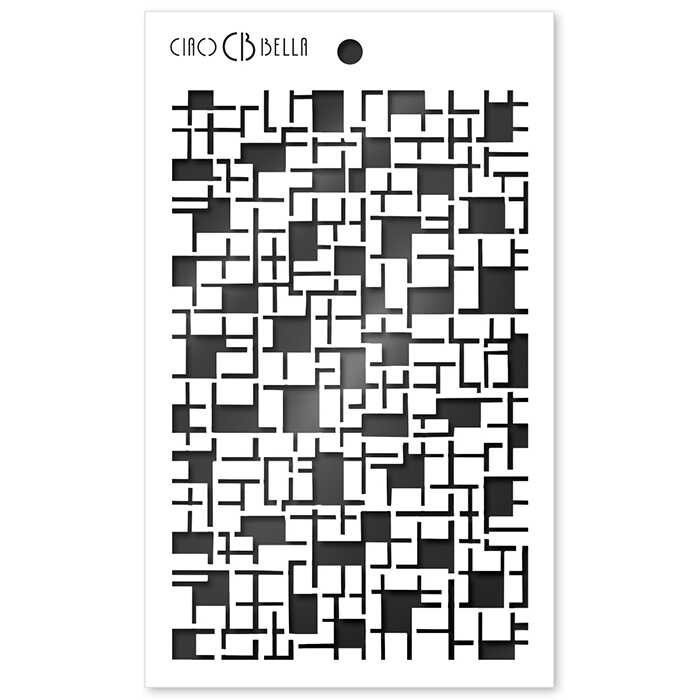 Ciao Bella - Stencil Art - Crossword - 5 x 8"