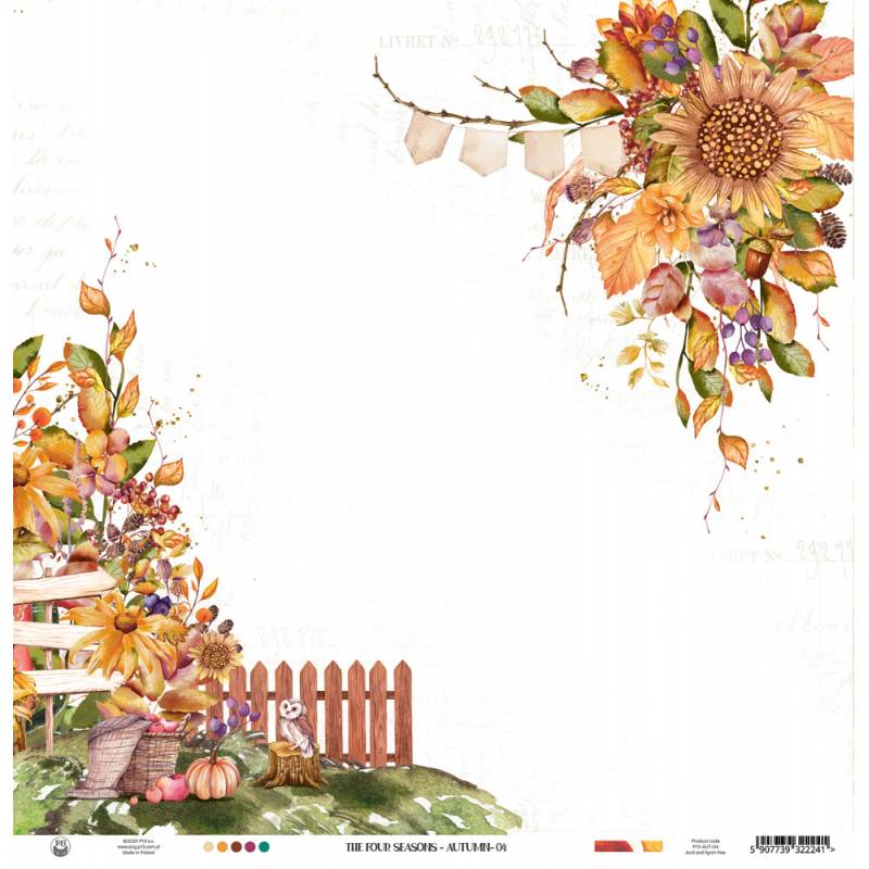 P13 - The four seasons autumn -  04 -  12 x 12"