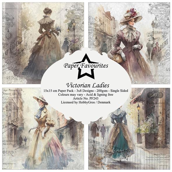 Paper Favourites - Victorian Ladies - Paper Pack    6 x 6"