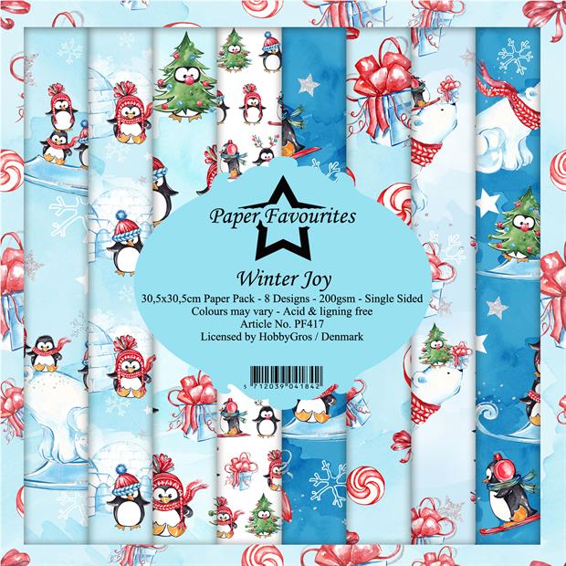 Paper Favourites - Winter Joy - Paper Pack    12 x 12"