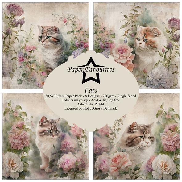 Paper Favourites - Cats - Paper Pack    12 x 12"