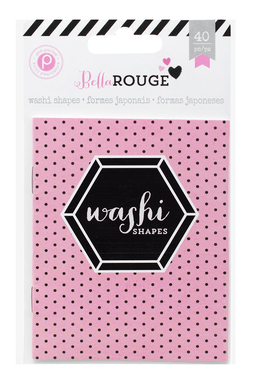 Pink Paislee - Bella Rouge - Washi Shapes
