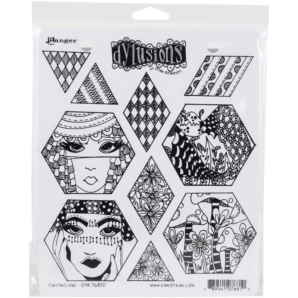 Dylusions - Cling Stamps - Quiltalicious