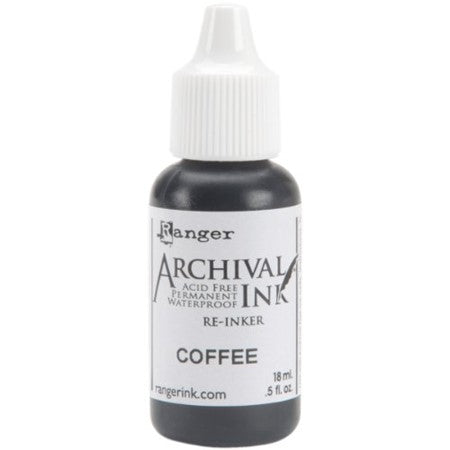 Archival Ink - Coffee - Re-Inker - 18ml