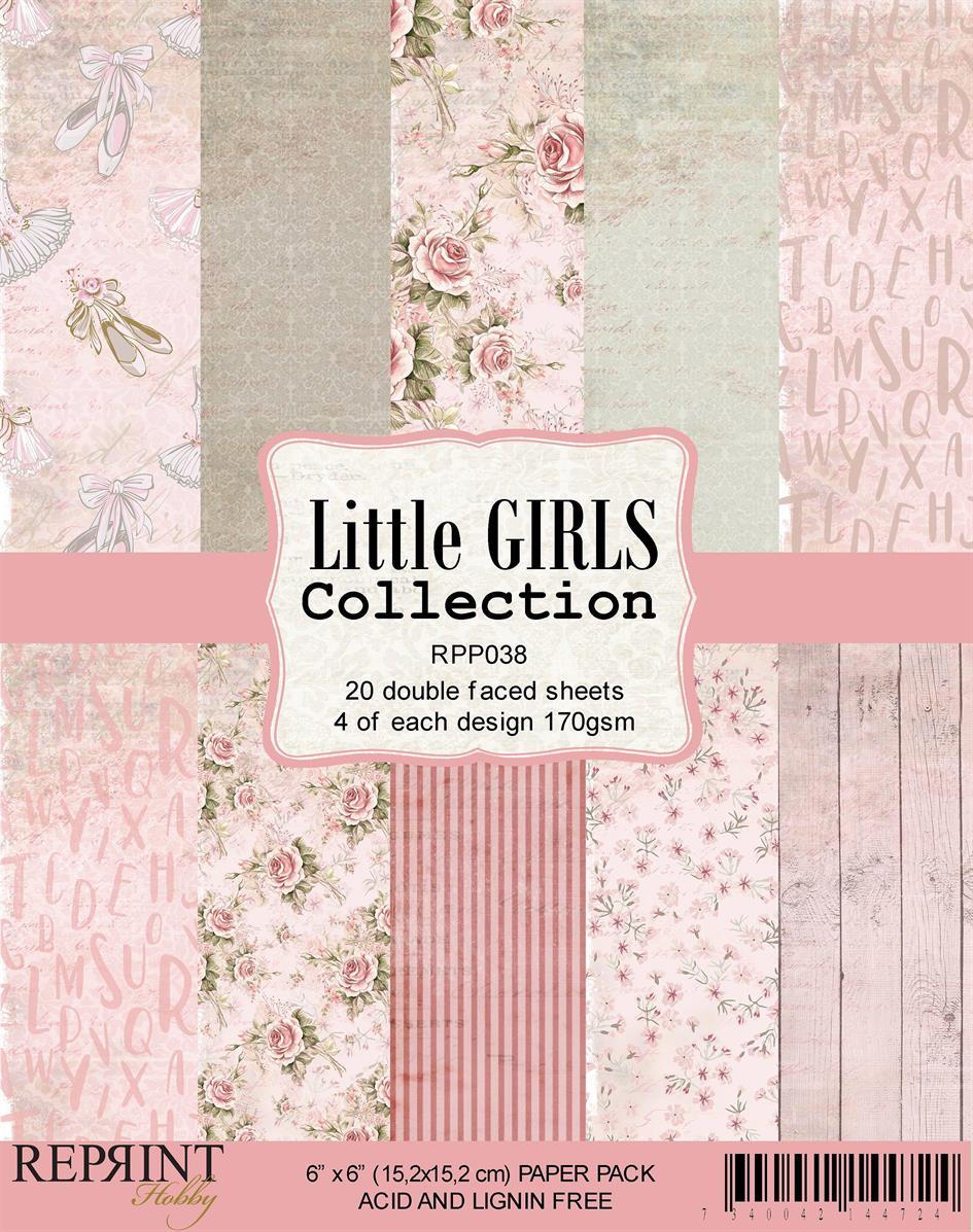 Reprint - Little Girls Collection - Paper Pack   6 x 6"