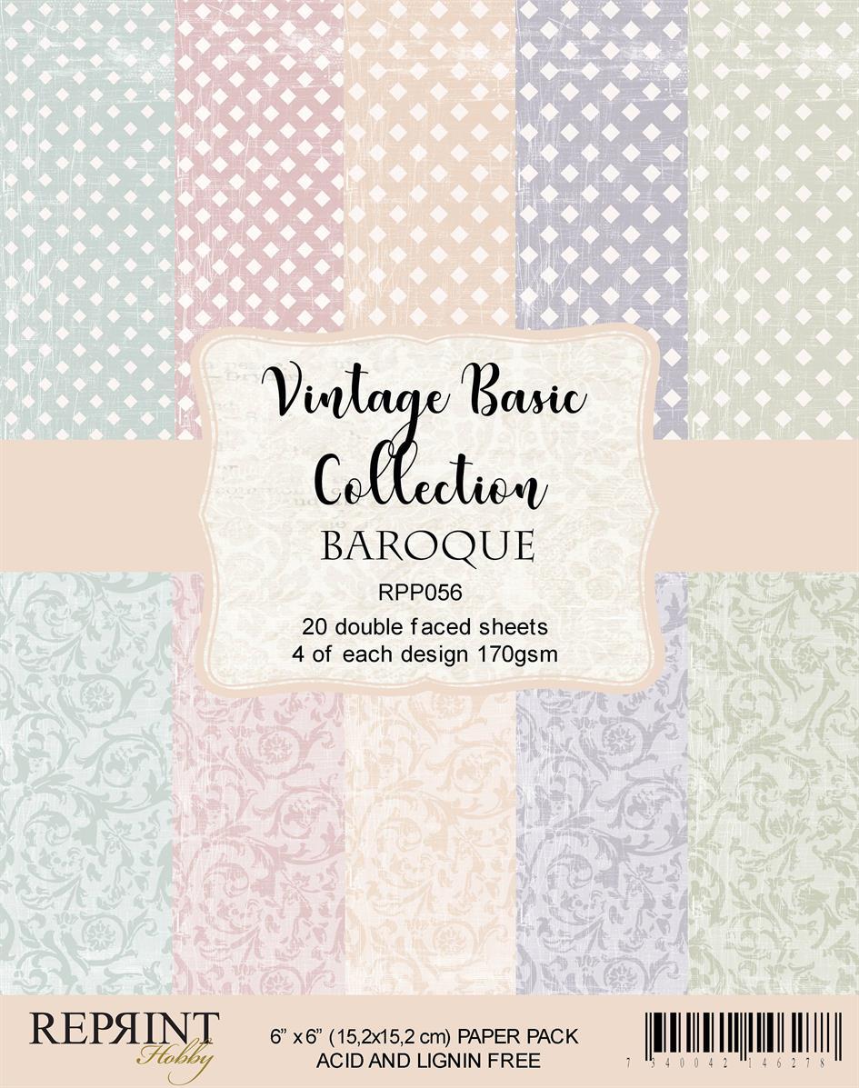 Reprint - Vintage Basic - Collection Pack  - 6 x 6"