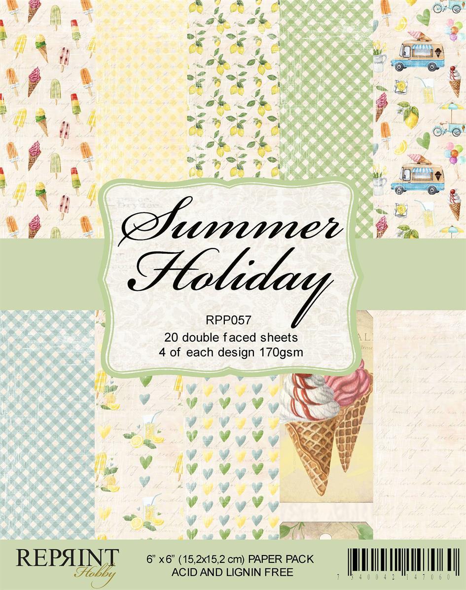 Reprint - Summer Holiday - Collection Pack  - 6 x 6"