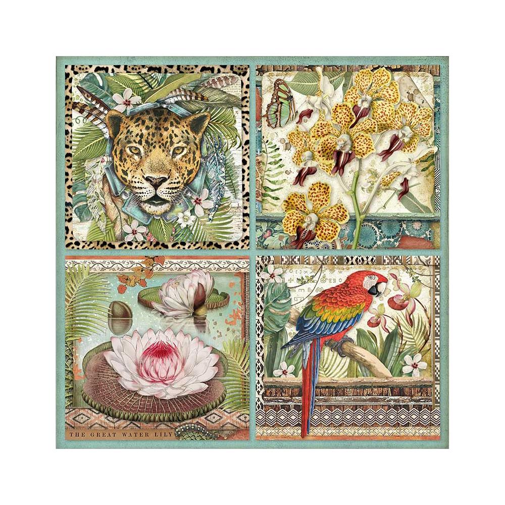 Stamperia - Amazonia - Cards -    12 x 12"