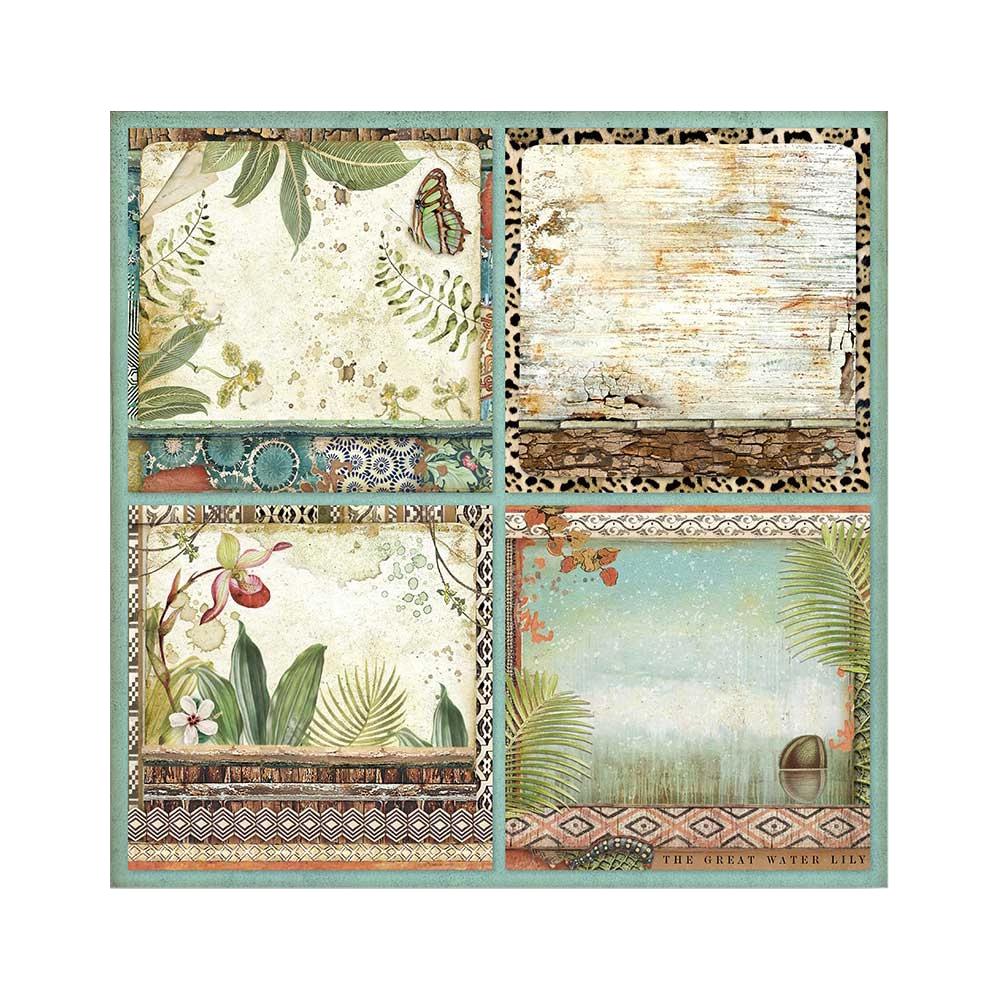 Stamperia - Amazonia - Cards -    12 x 12"