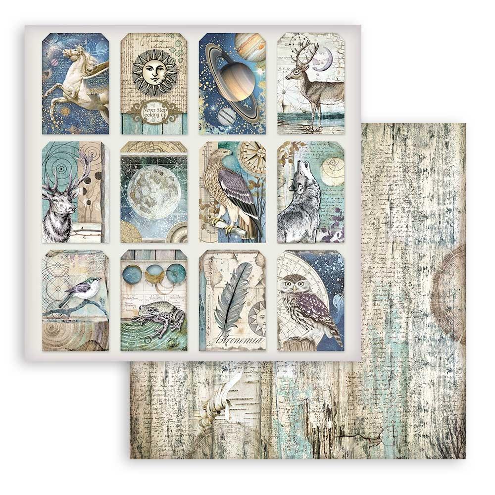 Stamperia  - Cosmos Infinity - Tag paper  -   12 x 12"