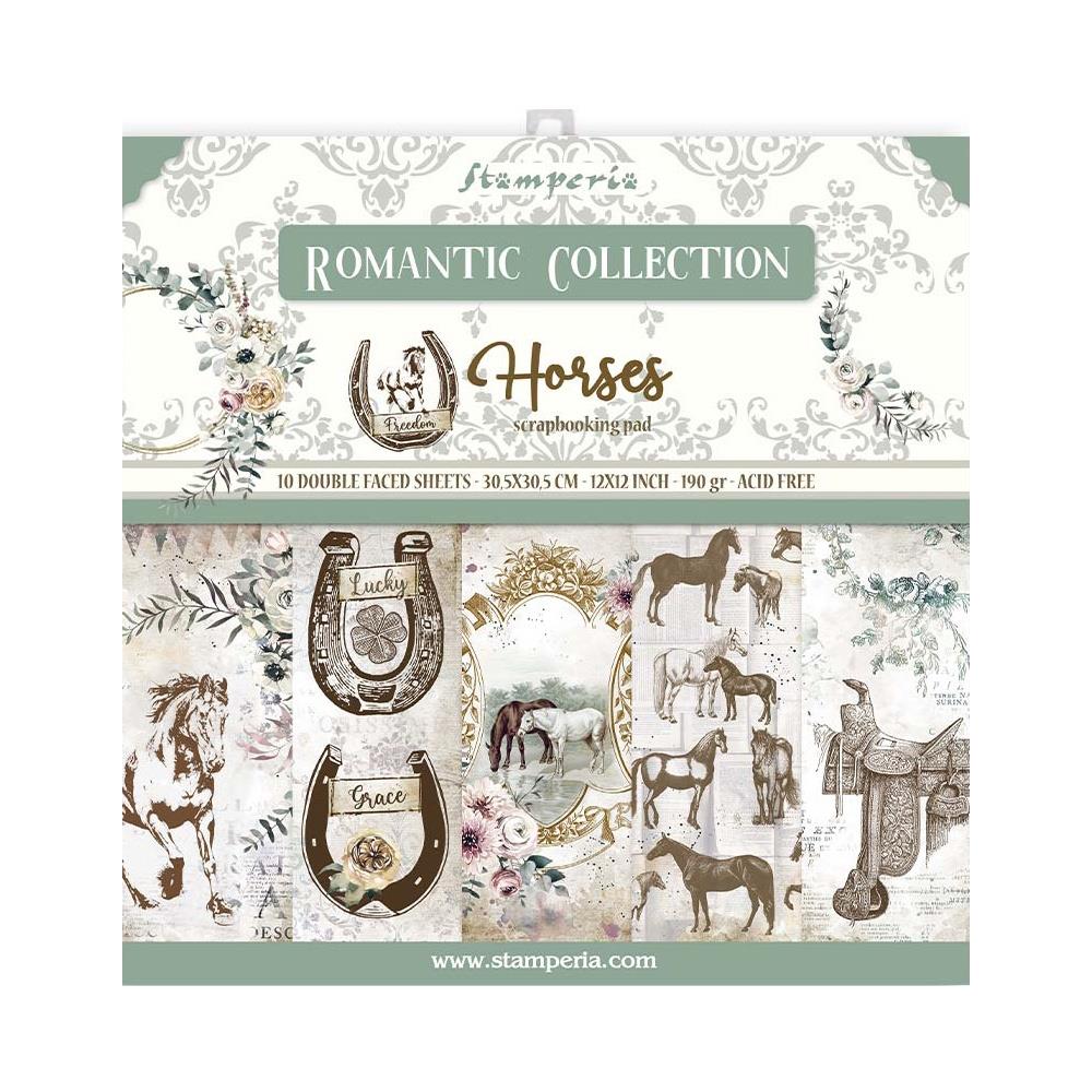 Stamperia - Romantic Horses - Paper Pack - 10 pack - 12x12"