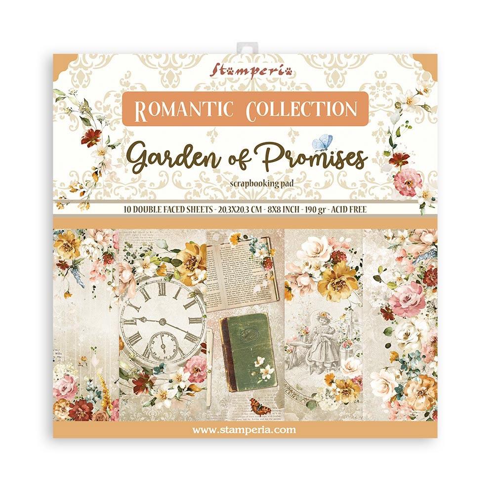 Stamperia - Garden of Promises - Paper Pad - 8 x 8"