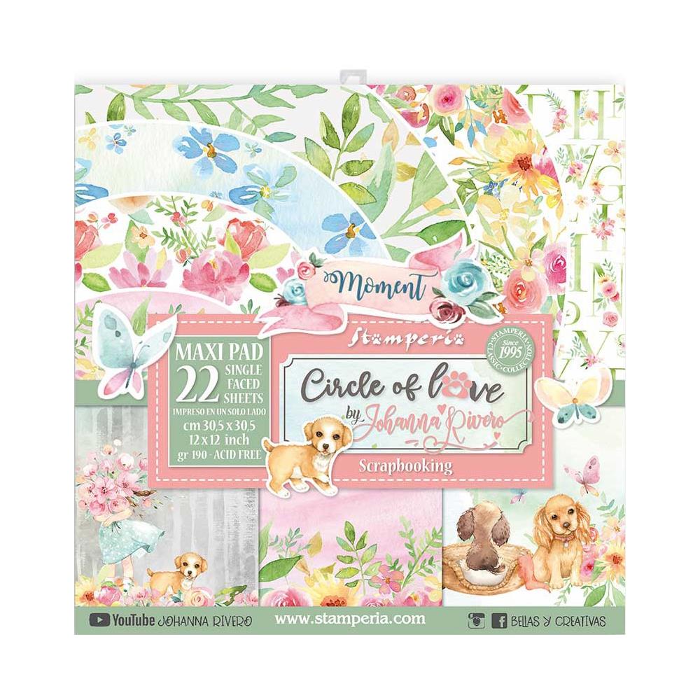 Stamperia - Circle of love - Paper Pack   12 x 12"    (22 pk)