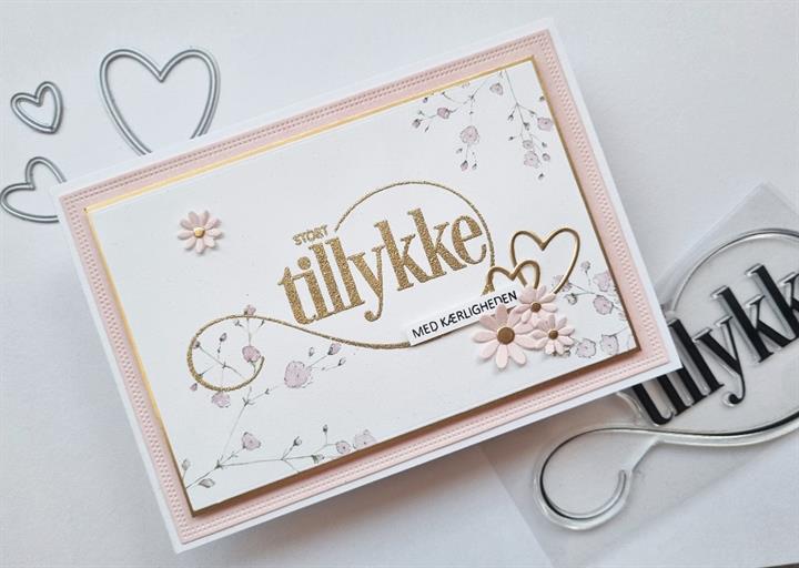 Simple and Basic - Clear Stamp - Stort tillykke