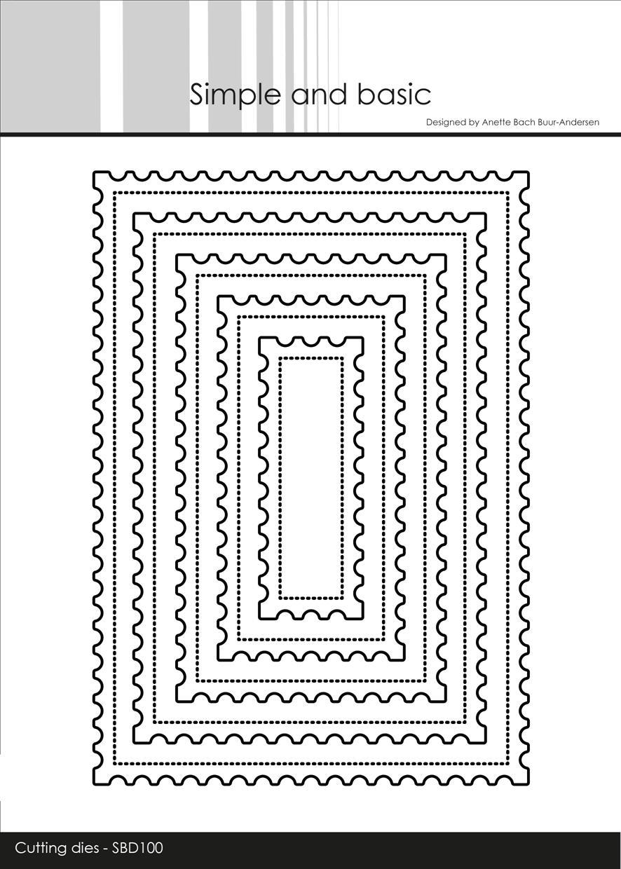 Simple and Basic - Dies - Stamp Rectangle