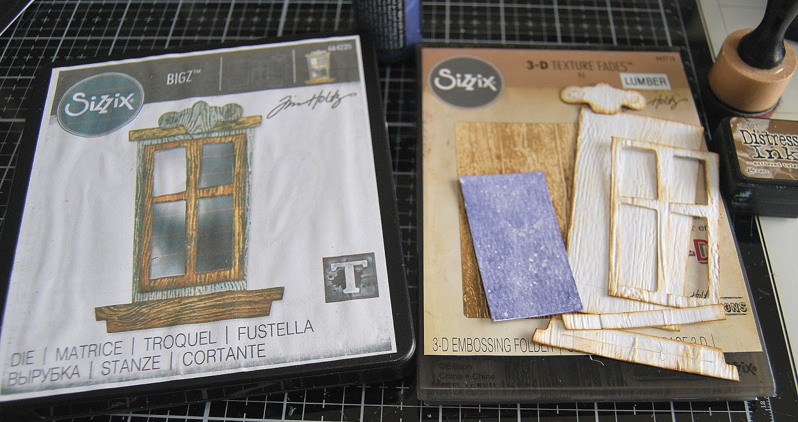 Sizzix - Tim Holtz Alterations - Bigz Die - Window Frame