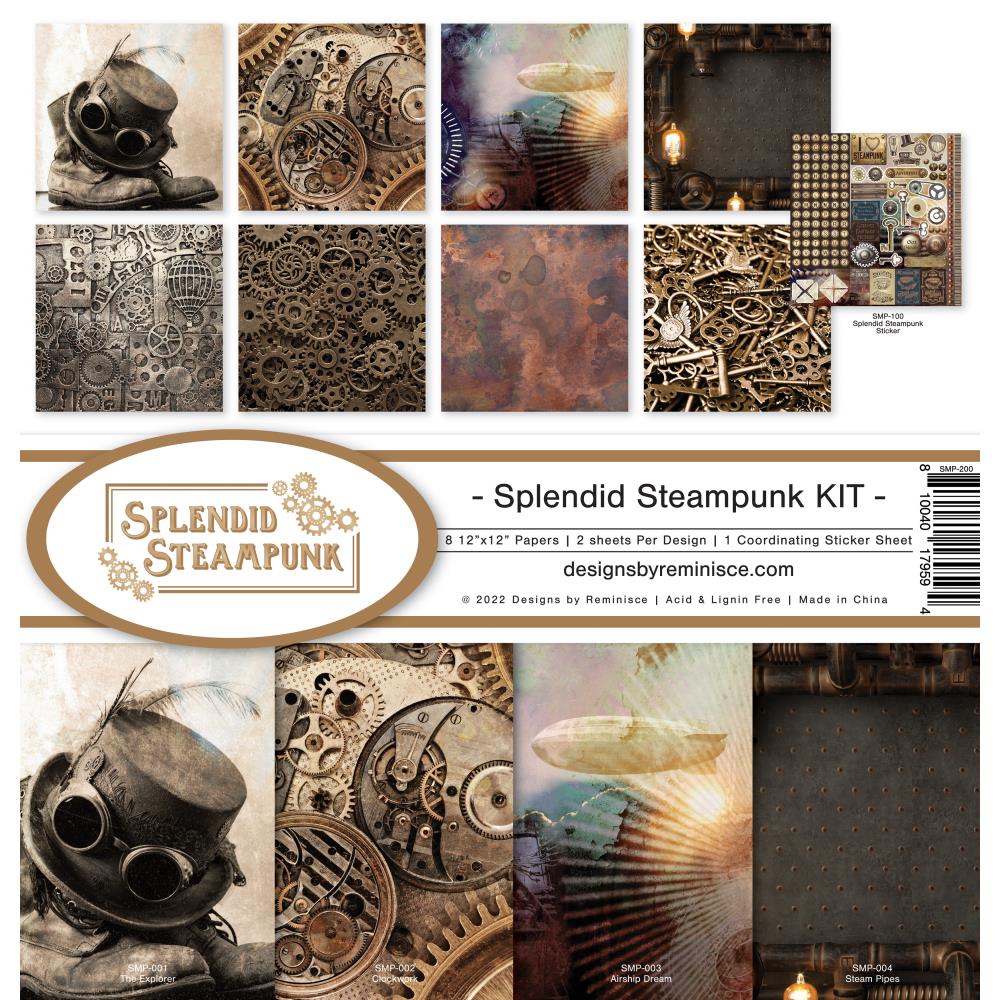 Reminisce - Splendid Steampunk - Collection Kit -    12x12"