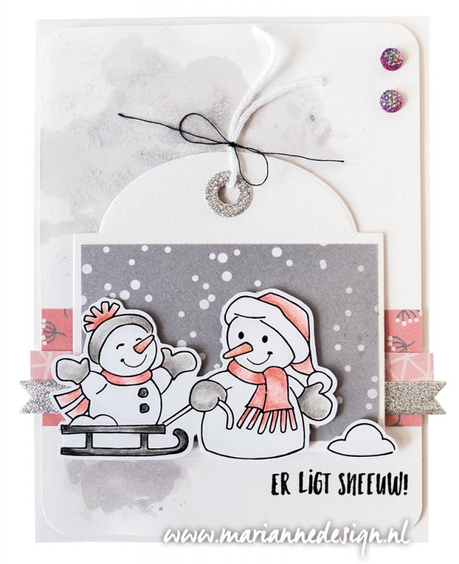 Marianne Design - Clear Stamp & Die - Eline's Snow Fun