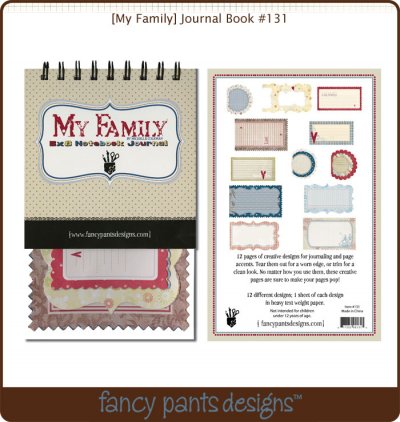 Fancy My Family - Notebook Journal  5 x 8"