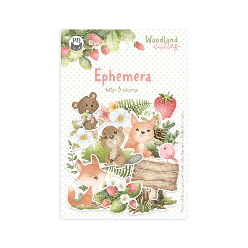 P13 - Woodland cuties  - Ephemera - die cuts
